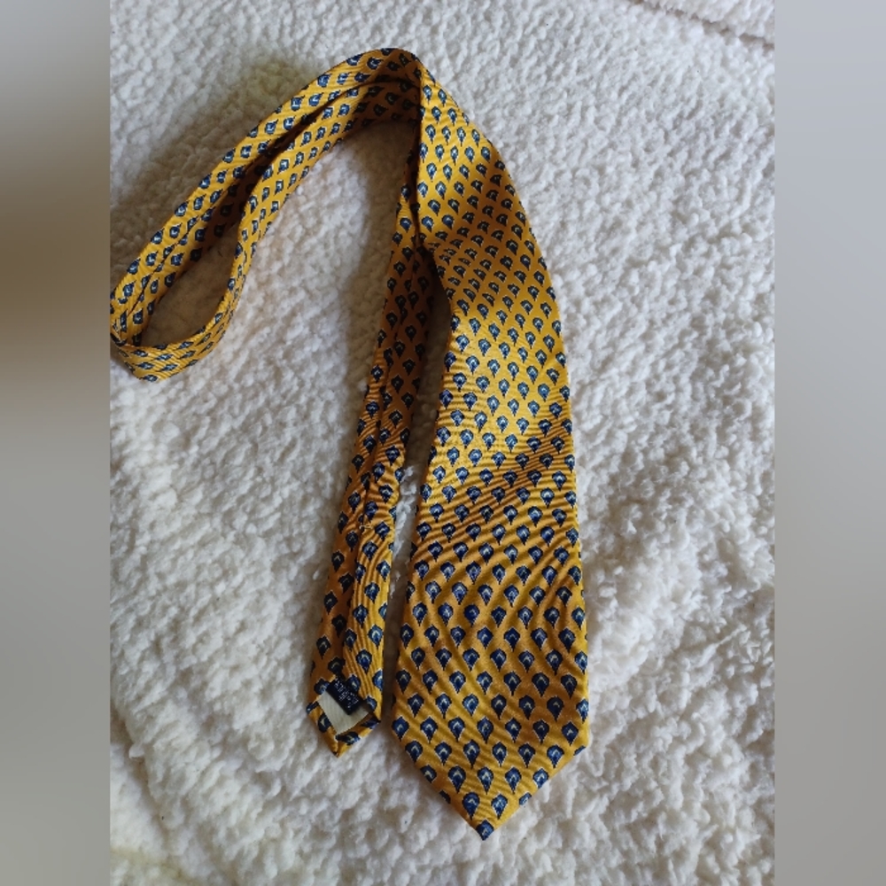 Lands End silk tie